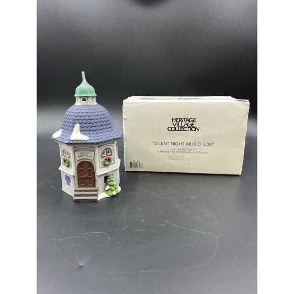Dept 56 Heritage Village Collection “Silent Night Music Box” w/ Box - Picture 1 of 7